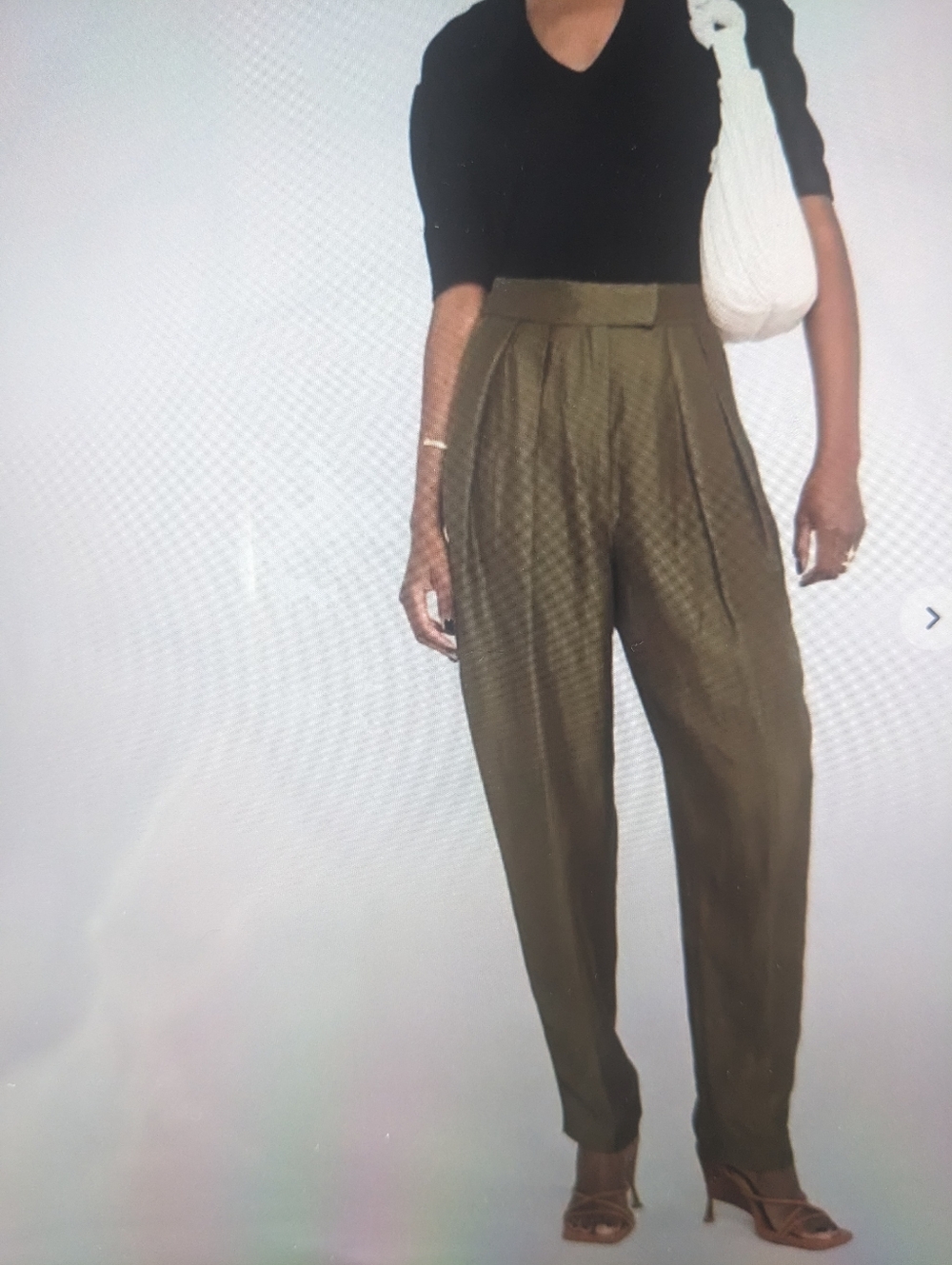 BA&SH Paolo Pleated High Waist Pants